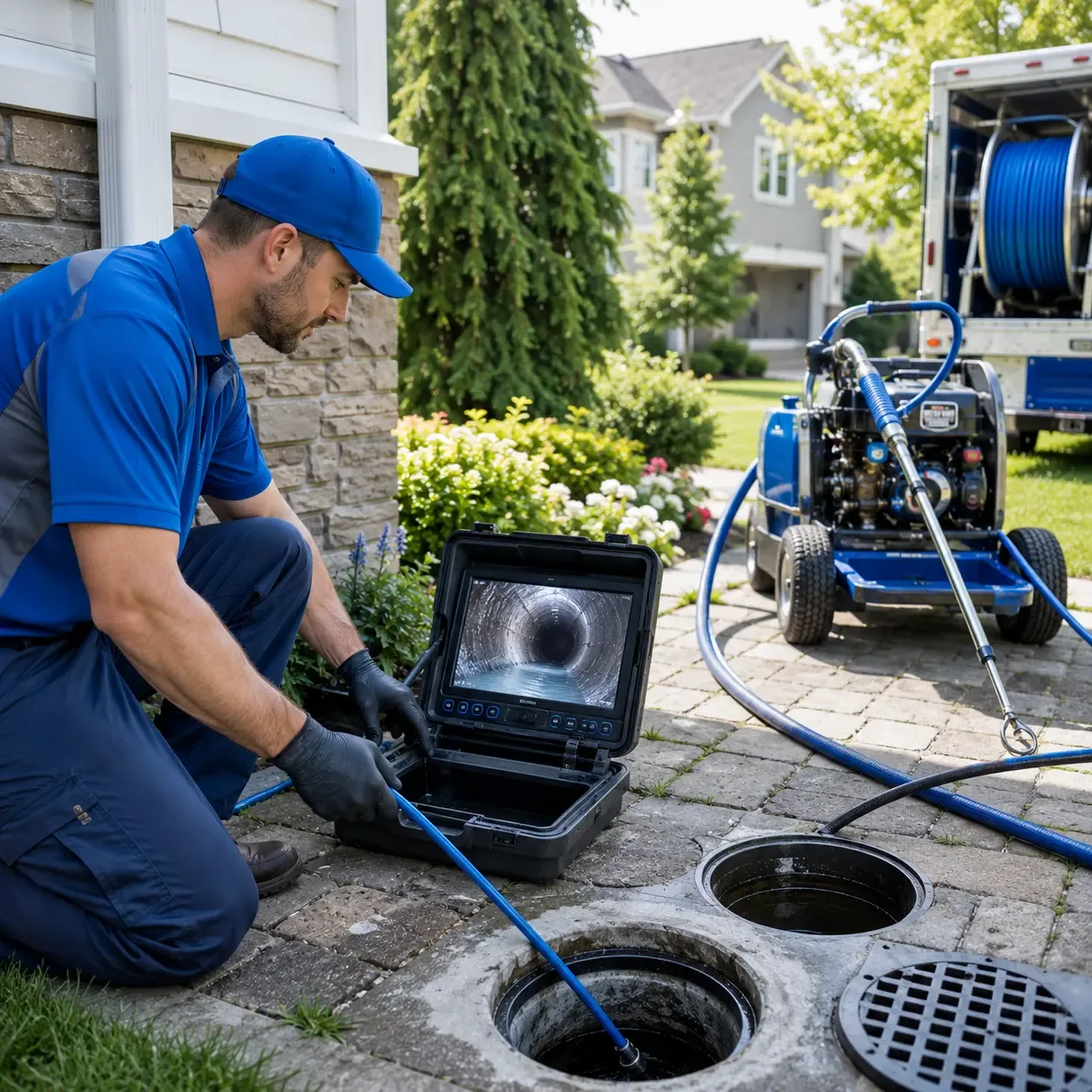 Outdoor drain cleaning professionals serving Lando, SC
